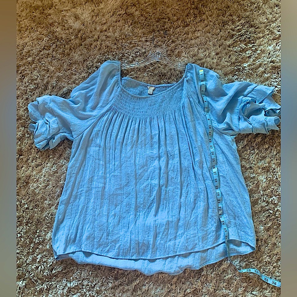 Cato Light Blue Blouse 22/24W
